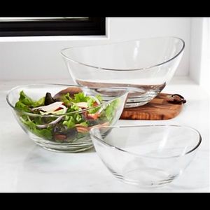 Wave Glass Mixing Bowl - NEW